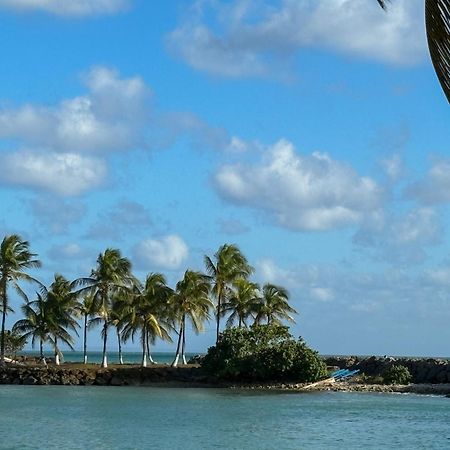 Charmant Studio Vue Mer Sans Coupure D'Eau Le Gosier (Grande-Terre) Exterior foto